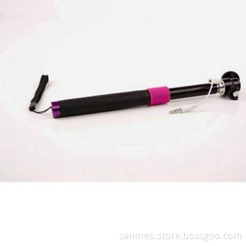 Mobile Phone Audio Cable Take Pole Selfie Stick Handheld for iPhone iOS Samsung Android Smart Phone
